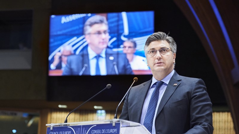 Obraćanje predsjednika Vlade u Parlamentarnoj skupštini Vijeća Europe